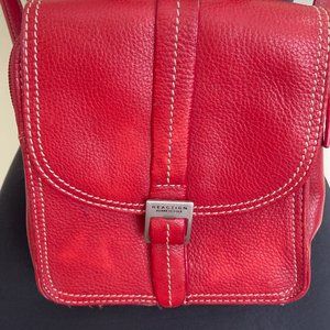 Reaction Kenneth Cole Red Backpack Purse